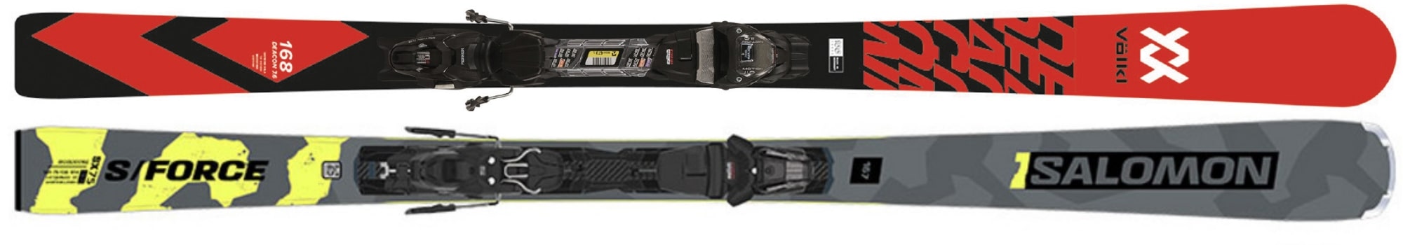 Ski Intermediate - Völkl Deacon, Salomon SX 75